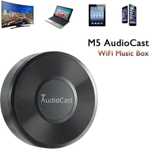 3.5" Earphone Audio Output adapter M5 Wireless Multi-Room Music Audio Cast Wireless Audio Adapter