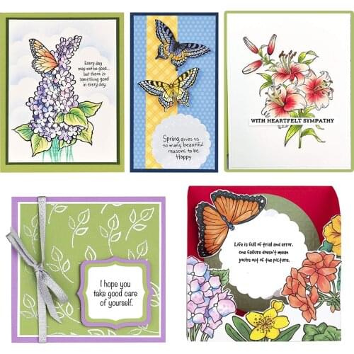 AZSG Letters of Good Wishes Clear Stamps New 2021 Rubber Silicone Seal for DIY Scrapbooking Card Making Album Decoroation Crafts