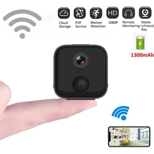 1080P Full HD Mini WiFi Camera Infrared Night Vision Home Security Network Camera CCTV Motion Detection Baby Monitor Wireless