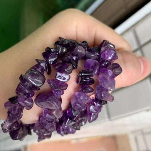 8-10mm chip shape natural amethysts stone beads natural stone beads DIY loose beads for jewelry making strand 80cm