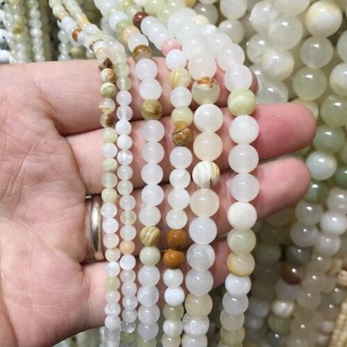 Natural Stone Beads For Jewelry Making Bracelet 4 6 8mm Beaded DIY Making Accessories
