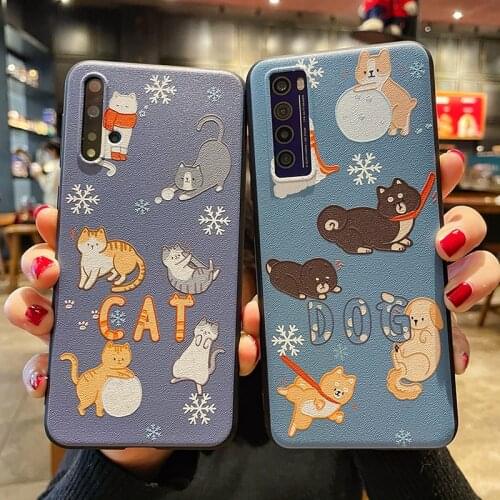 Phone Case Cartoon cat Painted Mobile Phone Case for IPhone 12 11 Pro XS XR XSMAX 8 7 6 Plus SE2020 Silicone Soft Shell Cover