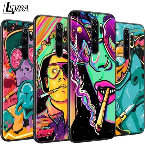 Bright Black Cover Cool Smoke Nicotine For Xiaomi Redmi Note 9 9S 8T 8 7 6 5A 5 4X 4 Pro Max Phone Case