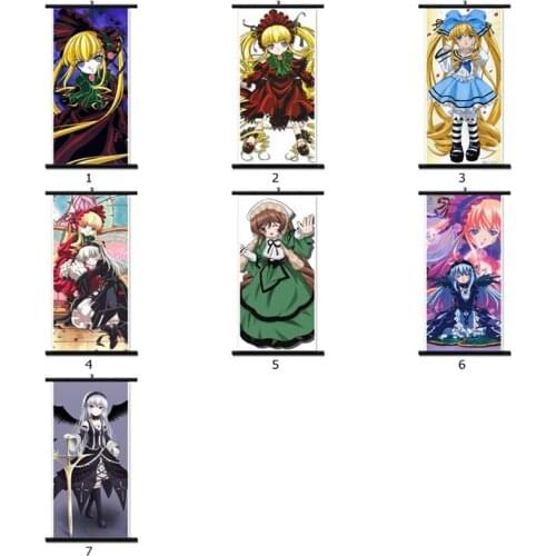 Coscase November update Anime Rozen Maiden Shin ku Mercury Lampe Sui sei seki Home Decor Wall Scroll Poster Decorative Picture