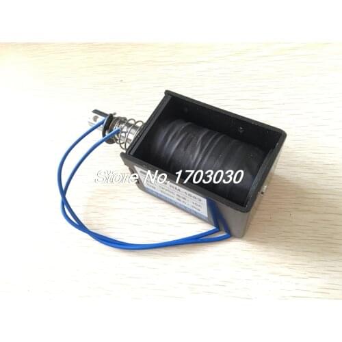 DC 12V Pull Type Sring Loaded Solenoid Electromagnet 20mm 8Kg RM-1683