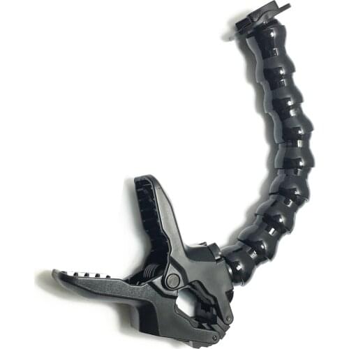 ZUOCHEN gopro7/6 accessories osmo action bracket 7-section bendable neck + shark clip
