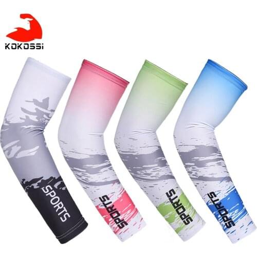 KoKossi Summer Sun Protection Sleeves Lightweight Breathable Soft Comfortable Skin-friendly Quick-drying Cycling Running Sleeves