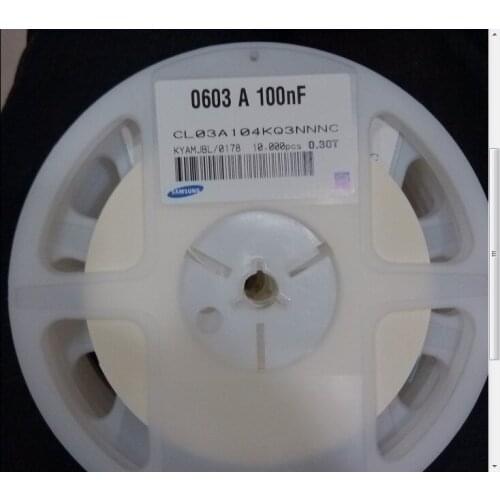 CL03A104KQ3NNNC CAP CER 0201 100nF 104K ±10% 6.3V X5R Ceramic Capacitor 10000pcs Ceramic Capacitor
