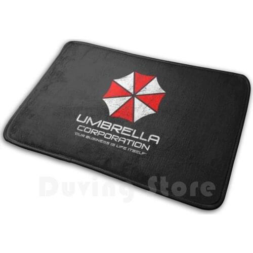 Copy Of Umbrella Corporation Carpet Mat Rug Cushion Soft Non-Slip Umbrella Corporation Umbrella Umbrella Corps Biohazard 2