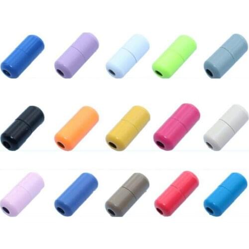 2PCS Round Shoelace Buckle Metal Shoelaces Accessories Metal Lace Lock DIY Sneaker Kits Metal Lace Buckle Clasps Solid Color