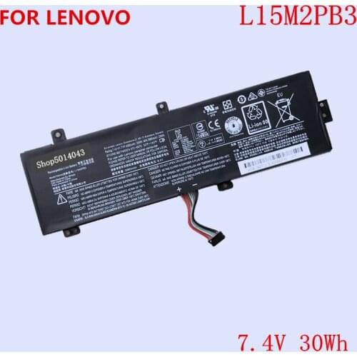 New Original Laptop replacement Li-ion Battery L15M2PB3 for LENOVO Ideapad 310-15IKB 510-15IKB series 7.4V 30Wh 3980mAh