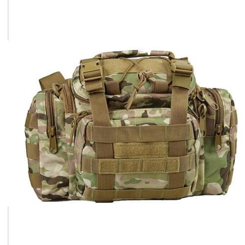 Outdoor Men Camouflage Camping Sports bag Multi-Functional Super Magic Tactical Pocket Hunting Camping Climing Fishing Waist Bag