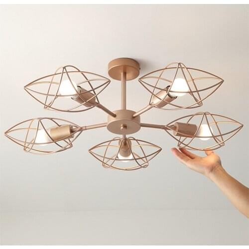 Nordic creative pentagram loft design pendant light warm romantic bedroom Livingroom lamp E27 hanging light fixtures