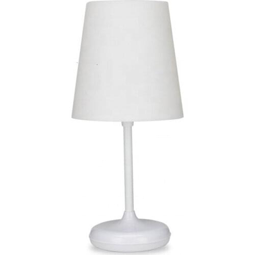 White Abs Wireless Charger Touch Desk Light Indoor Rechargeable Cordless Led Table Night Lamp With Usb Port table lamp