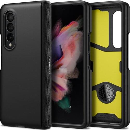 Full Protection Case Slim Armor Pro for Samsung Galaxy Z Fold 3 Fold3 5G Spigen Side Hinge Shock Absorption Impact Foam Cover