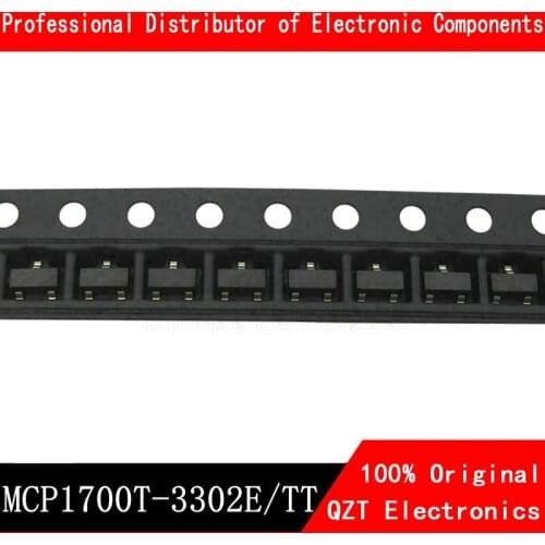 10pcs/lot MCP1700T-3302E/TT MCP1700T-3302E MCP1700T-3302 MCP1700T MCP1700 SOT-23 new original