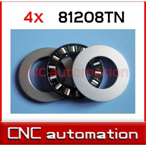 4pcs 81208 81208TN K81208TN GS81208 WS81208 81208-TN 40x68x19mm Quality Cylindrical Roller shaft Thrust Bearing