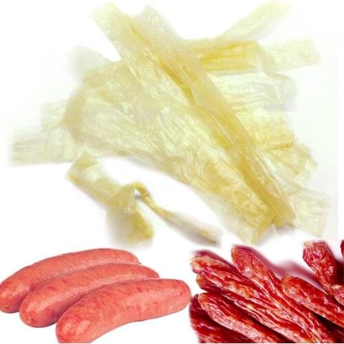 5PCs/Lot Dry Sausage Caliber 60mm Casing Long 350mm Hot Dog Cooking Tools Big Sausage Making Materials Inedible Casings