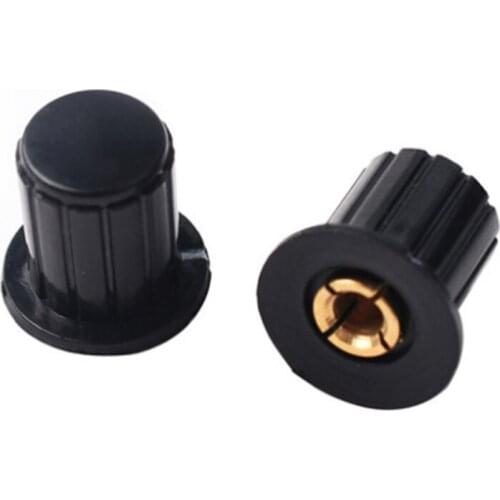 Free shipping 20PCS black knob button cap is suitable for high quality WXD3-13-2W - turn around special potentiometer knob