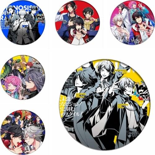 Division Rap Battle Backpack Badges Hypnosis Mic DRP Yamada Ichiro Cosplay Brooch Pins Icon Collection Breastpin for Clothes