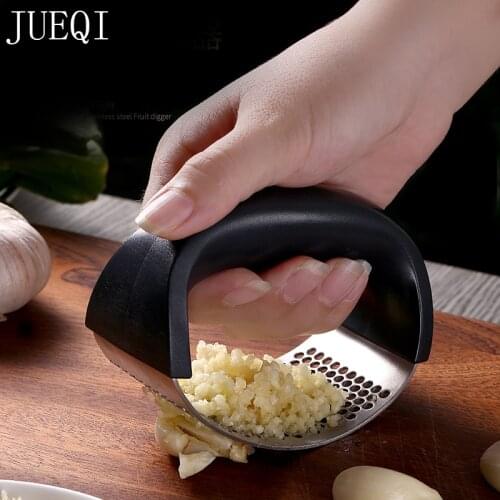 Stainless Steel Garlic Press Manual Garlic Grinder Grater Ginger Press Kitchen Accessories Garlic Chopper Crusher