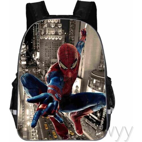 Disney Spiderman Backpacks For Kids Cartoon Printed School Bags Boys Girls Primary Schoolbag Students Backpacks Gifts