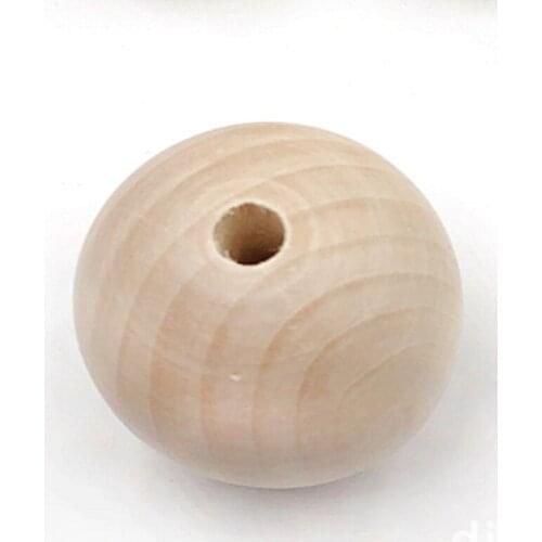DIY Natural Wood Bead Separator Wood Bead Environmental Protection Round Ball Lead-free Charm4mm*300pcs/6mm*100pcs