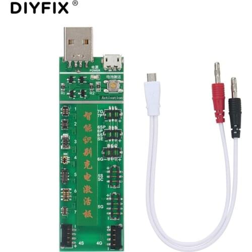 DIYFIX Battery Fast Charging Activation Tool +DC Power Cable for Apple iPhone 7 7Plus 6 6s 5 5s SE 4 4s for China Smartphone