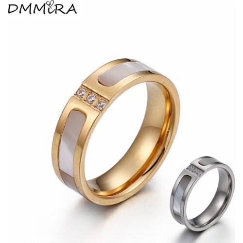 DMMiRA Rings With Cubic Zirkonia For Women
