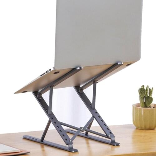 Dual Adjustable Laptop Stand Computer Tablet Table Holder Riser Stand Ergonomic Folding Portable Desktop Holder For MacBook,iPad