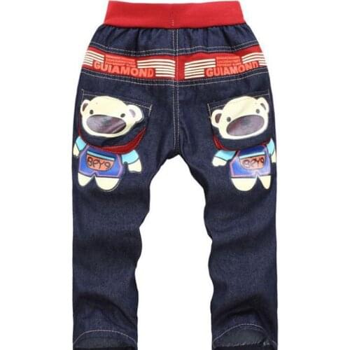 1piece /lot) 100% cotton 2018 new Jeans pants for children