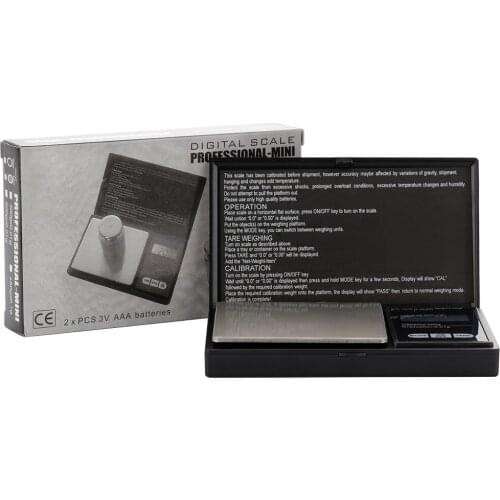 Electronic Digital Portable Scale 200g 0.01g Precision Small Jewelry Weighing Scale Kitchen Tools Backlight Gram Scale