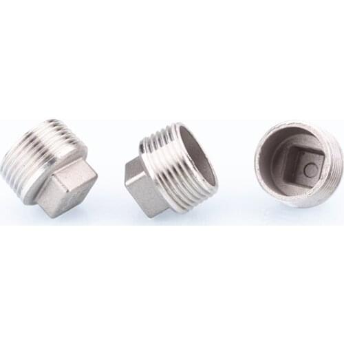 SS304 Stainless Steel Water Pipe Fittings Hex Nut // Plug 1/8" 1/4" 3/8" 1/2" 3/4" 1" 1-1/4" 1-1/2" BSP Thread