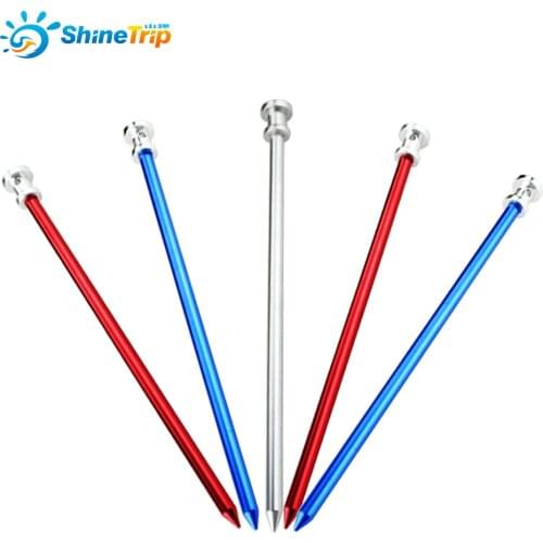 Tent Nail (10pcs) 23cm Ultra High-strength Aluminium Alloy Tent Stakes Camping Equipment Tent Peg