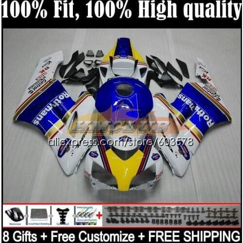 Bodys Injection For HONDA CBR1000 CBR 1000 RR CC 1000CC 50CL.14 CBR1000RR 04 05 CBR 1000RR 2004 2005 OEM Fairings Rothmans Blue