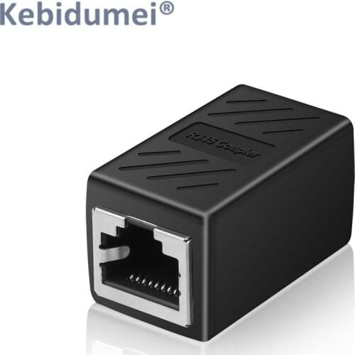 Kebidumei RJ45 Female To Female CAT5 CAT5E CAT6 CAT6A CAT7 Network Ethernet LAN Connector Adapter Coupler