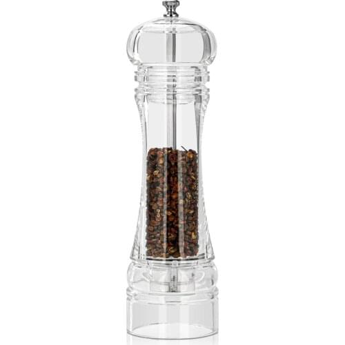 Ceramics Core 4 6 8 Inch Acrylic Mill Sea Salt Pepper Pulverizer Kitchen Tool Pulverizador Manual Multipurpose Spice Grinder