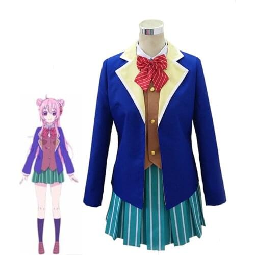 Happy Sugar Life Sato Matsuzaka Satou Cosplay Costume School Uniform Outfit Halloween Costumes Carnival Christmas Party Suits