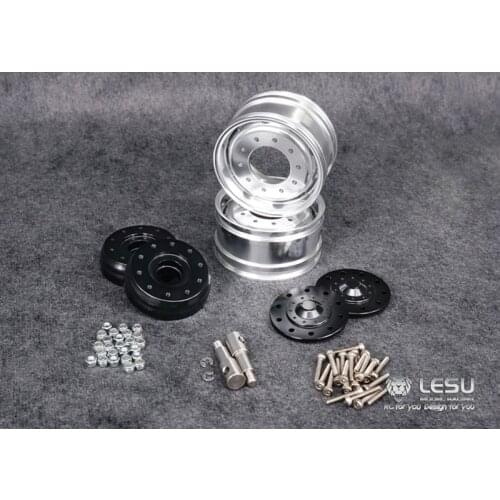 LESU Front Wheel Hub 1 for 1/14 DIY Tmy Model Axle RC Truck Car Bearing Brake Wide Type TH10244
