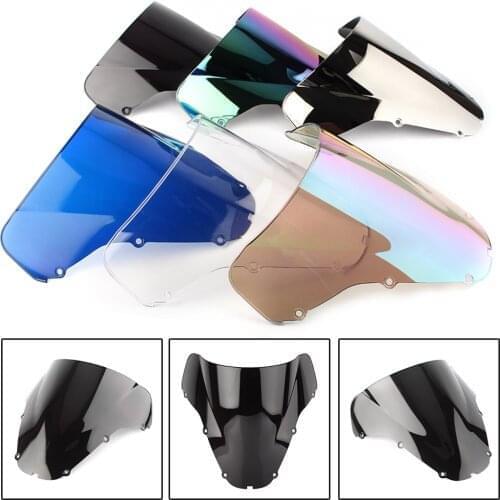 CBR 929RR Motorcycle Windshield Windscreen For Honda CBR929RR 2000 2001 ABS Plastic Double Bubble