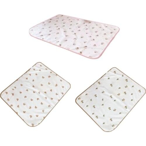 066B Reusable Baby Changing Pad Cover Waterproof TPU Changing Mat Breathable Leak Proof Diaper Mattress Infants Floor Play Mat
