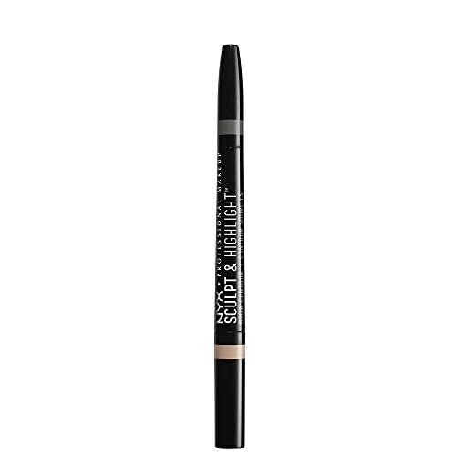 NYX Sculpt & Highlight Brow Contour - 08 Black / Golden Peach