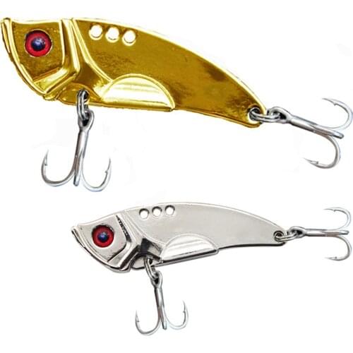 POETRYYI 1pcs Metal VIB 7-15g Fishing Lure Mini Vibration Spoon Spinner Crankbait Bass Artificial Hard Bait Cicada FishingTackle