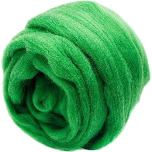 LMDZ Wool Felting Supplies, 100% Pure Wool, Chunky Yarn, Spinning Wool Roving for Needle Felting Wet Felting DIY Hand Spinning