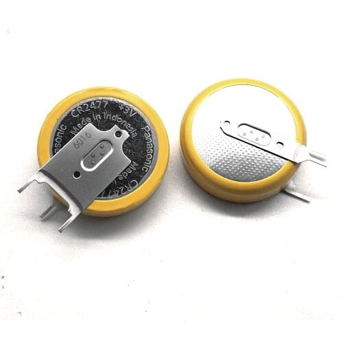 2PCS Brand new original CR2477 V-type tripod CR2477/GVFN button battery rice cooker memory battery