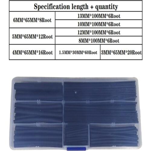 140Pcs heat shrink Black Heat Shrinkable Sleeve Insulation Flame Retardant Material Protective Wire and Cable UL Certification