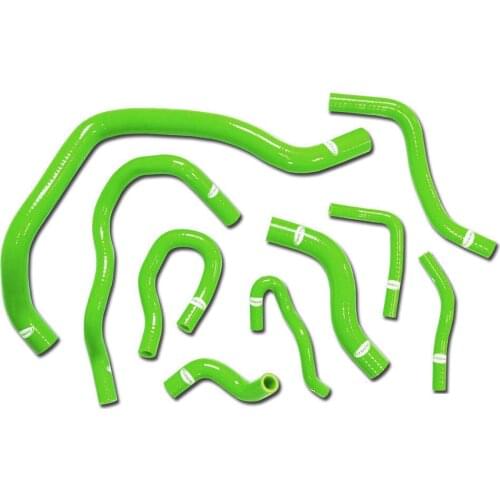 TT1303DLI- Honda Civic D-Series D15B EK3 Silicone Radiator Hose Kit 96 97 98 Lime 9pcs
