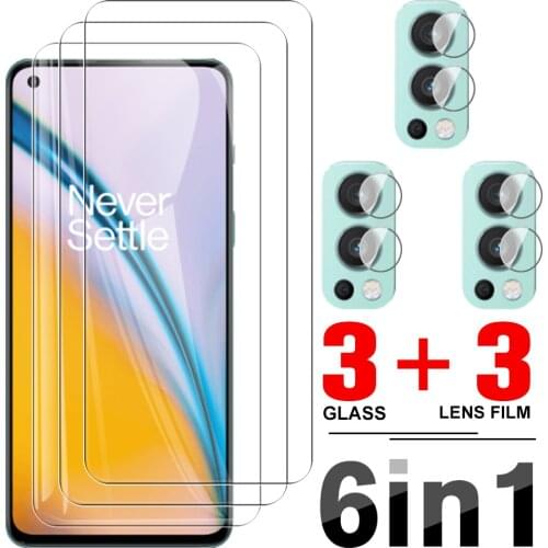 6in1 HD Protective Glass For OnePlus Nord 2 5G Camera Lens Film For 1+Nord2 5G One Plus Nord CE N10 5G N100 Temepred Glass Cover