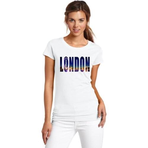 Purpose Tourism City London Print Women T Shirt Casual Short Sleeve Cotton T-shirt For Lady White Plus Size Top Tees Hipster