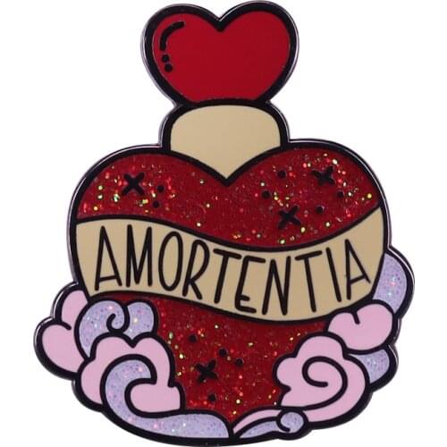 Amortentia love potion Badge powerful decorative feelings agentia Brooch a bottle of Magic